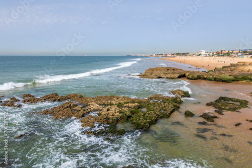 Praia de Carcavelos a Lisbona in Portogallo photo