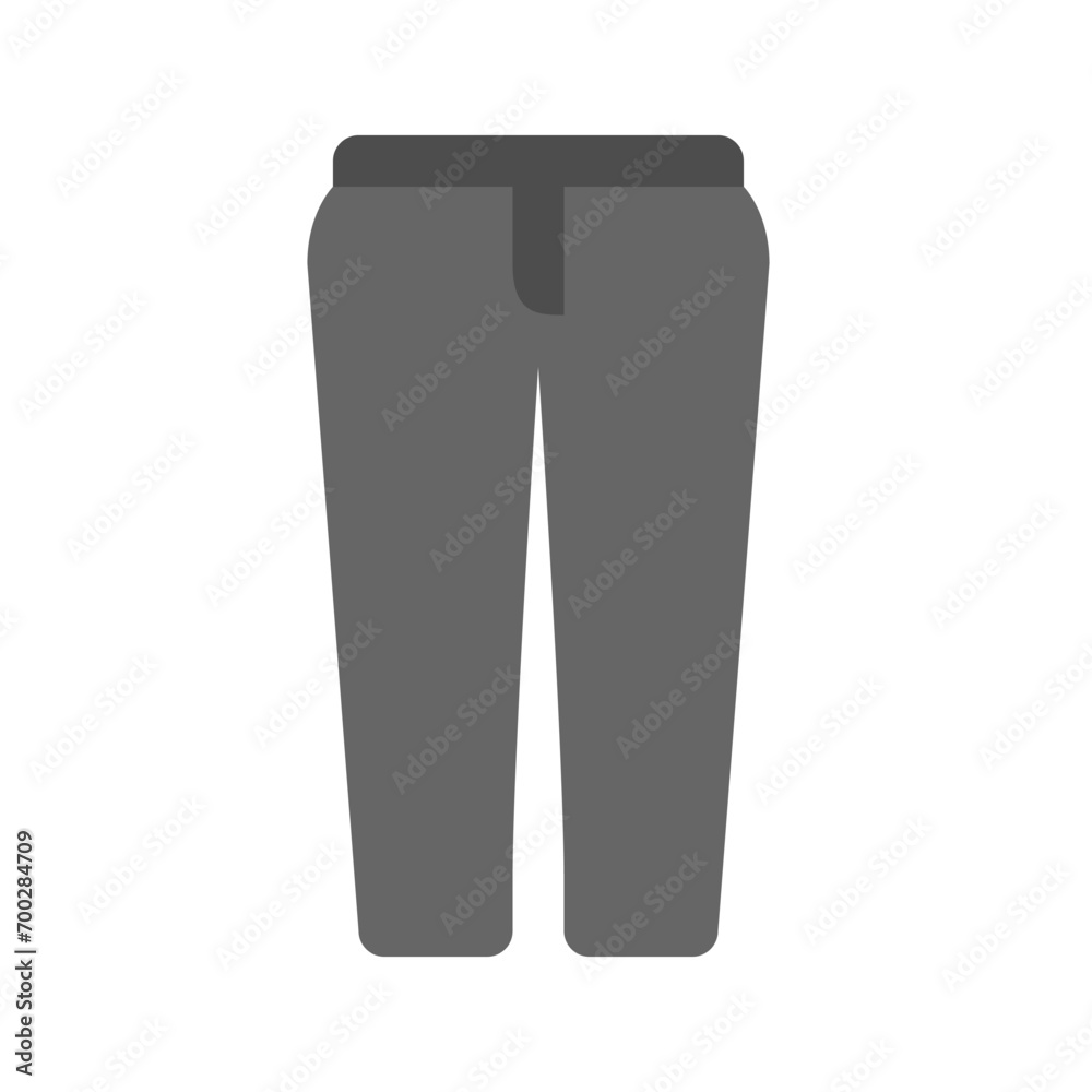Men's formal pant icon. Fashion editable stroke. Vector Illustration Men's formal pant icon. Fashion editable stroke. Vector Illustration