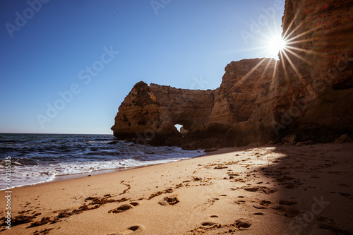 Strand Algarve bei herrlichem Sonnenschein