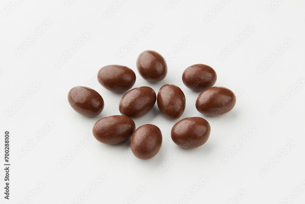 Traditional Easter Portuguese candies. A bunch of chocolates on white background Traditional Easter Portuguese candies. A bunch of chocolates on white background