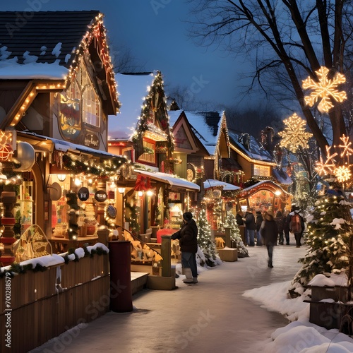 Christmas market in the old town of Vilnius, Lithuania. © Iman