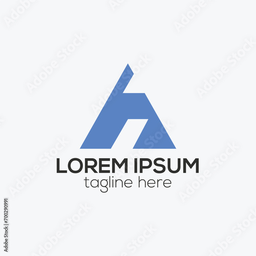 Free Download Letter a logo design concept isolated vector template illustration - GFXLoad