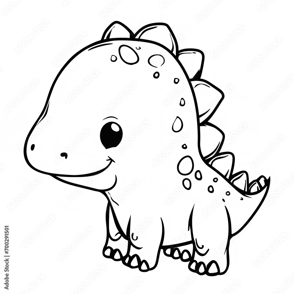 Minimalistic Cute Preschool Dino Pal Full Body Minimalistic Cute Preschool Dino Pal Full Body