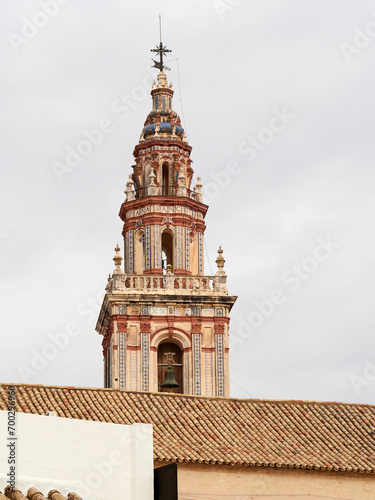 Towers of Church of Ecija, town of Seville, Andalusia, Spain. Known for the city of towers for its churches. photo