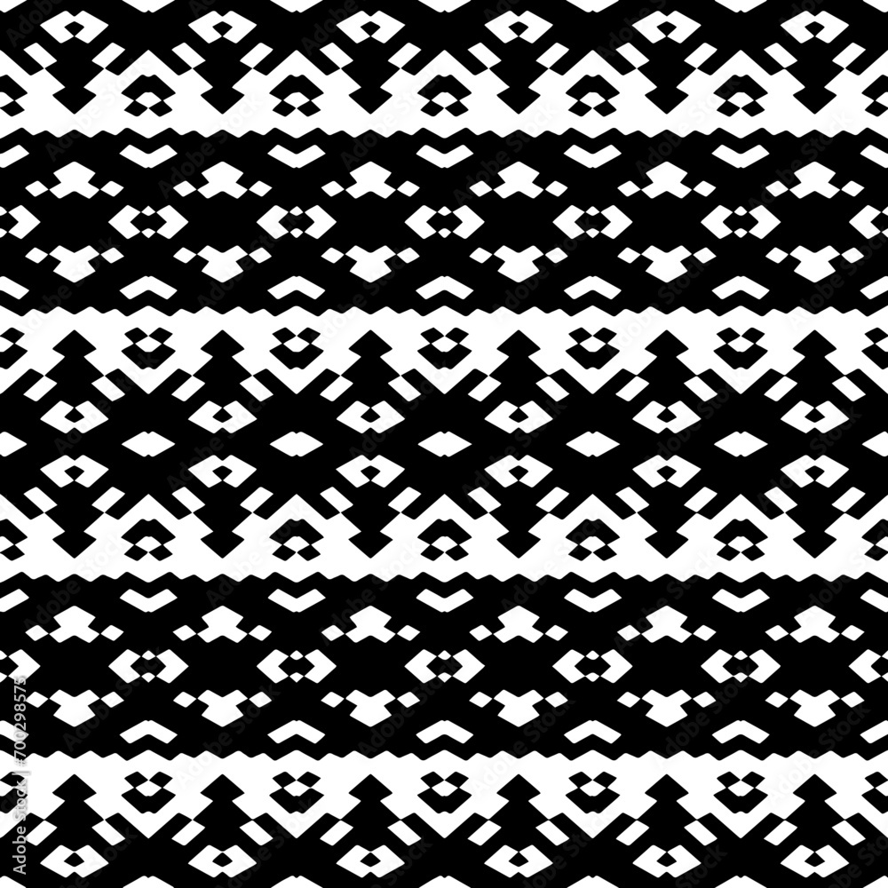 Abstract Shapes.Vector Seamless Black and White Pattern.Design element for prints, decoration, cover, textile, digital wallpaper, web background, wrapping paper, clothing, fabric, packaging, cards.