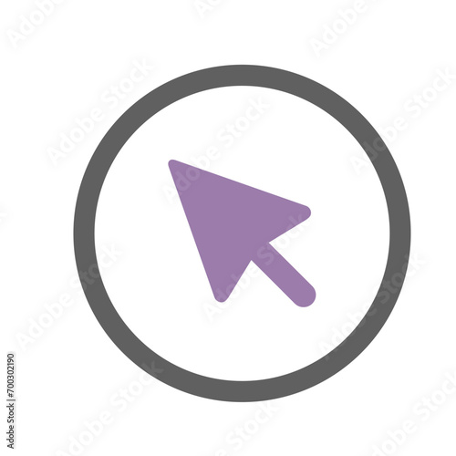 Mouse curse icon  vector illustration.
