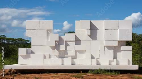 Sustainable and economical Styrofoam slab for architectural projects