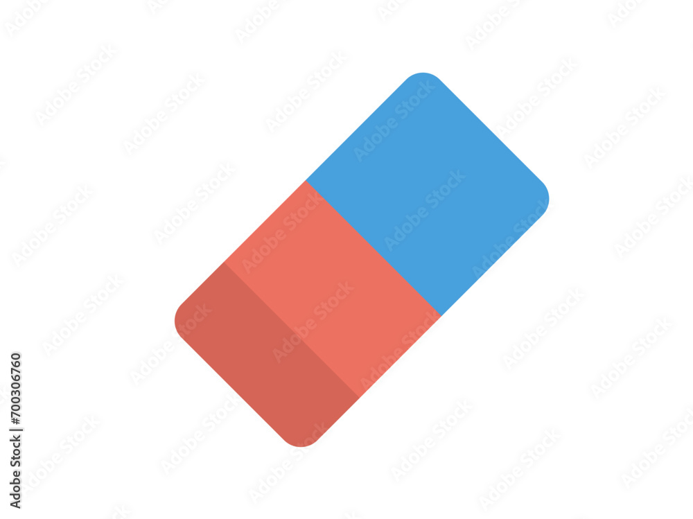 Rubber icon. Office stationery editable set. Simple vector illustration. Rubber icon. Office stationery editable set. Simple vector illustration.