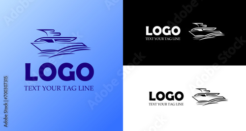 yacht company logo design