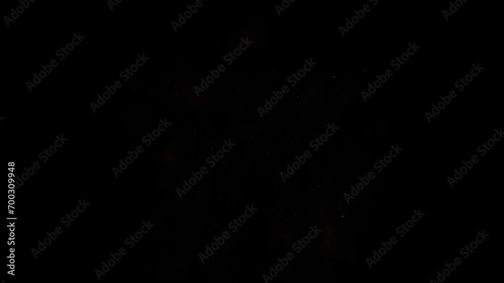 Abstract Firework on green chroma key background, 4th of July independence day concept. High quality 4k chromakey video