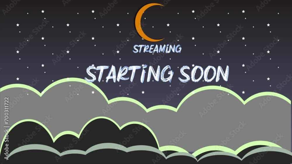 Stream starting soon neon text animation suitable for video live streaming Stream starting soon neon text animation suitable for video live streaming
