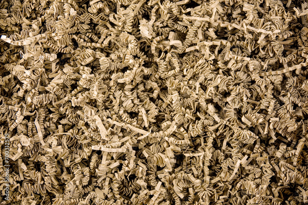 background made of corrugated cardboard shavings background made of corrugated cardboard shavings