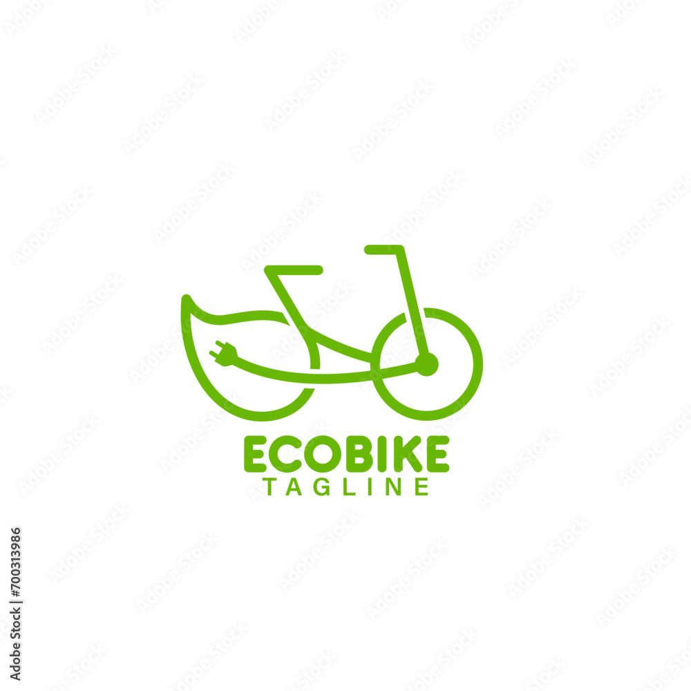 Green Bike Logo Icon Design Symbol Template Flat Style Vector Green Bike Logo Icon Design Symbol Template Flat Style Vector