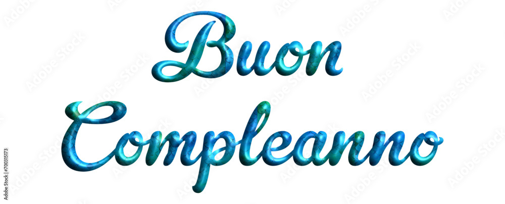 Buon compleanno, happy birthday in Italian, Italian birthday  Sticker for Sale by Pommallina