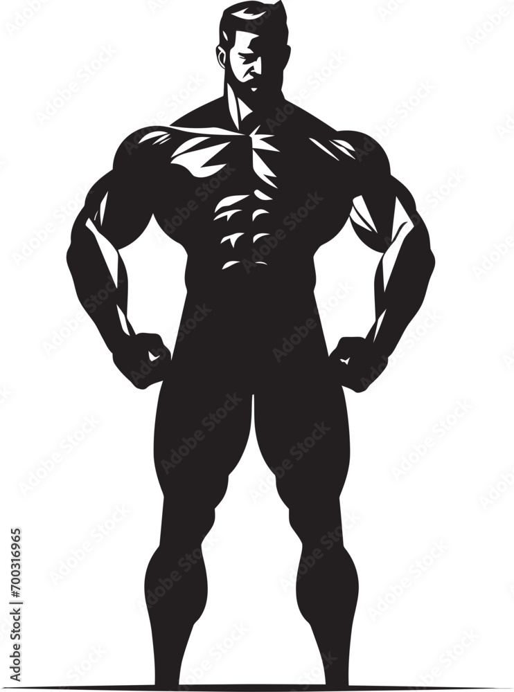 Muscle Manifest Full Body Black Vector Logo Icon Titanic Physique Bodybuilders Black Vector Logo Muscle Manifest Full Body Black Vector Logo Icon Titanic Physique Bodybuilders Black Vector Logo