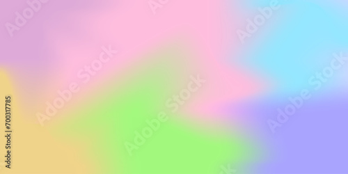 Horizontal soft gradient background. Abstract blurred holographic background. Vector illustration.