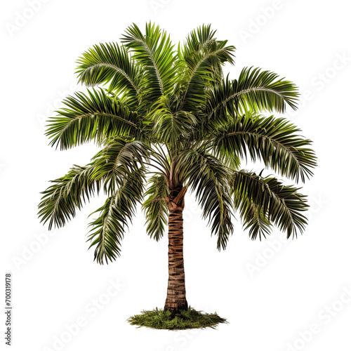coconut tree isolated on transparent background