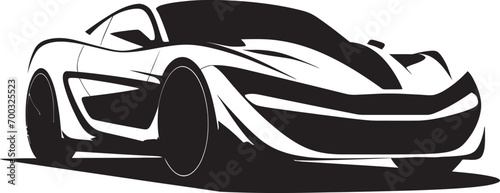 Efficient Electric Mobility Black Emblematic Symbol Sleek EV Concept Monochrome Design Icon
