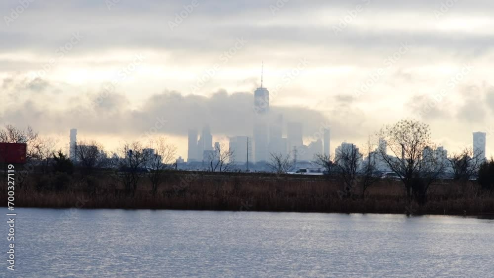 highway clouds 4k cars
