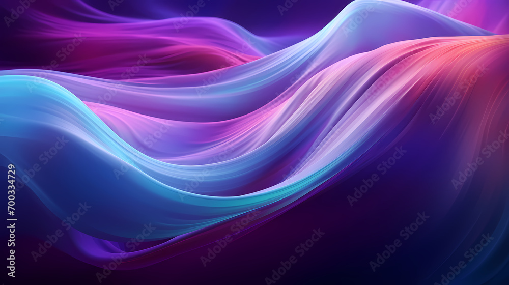 Digital technology blue rhythm wavy line abstract graphic poster web page PPT background with generative Digital technology blue rhythm wavy line abstract graphic poster web page PPT background with generative