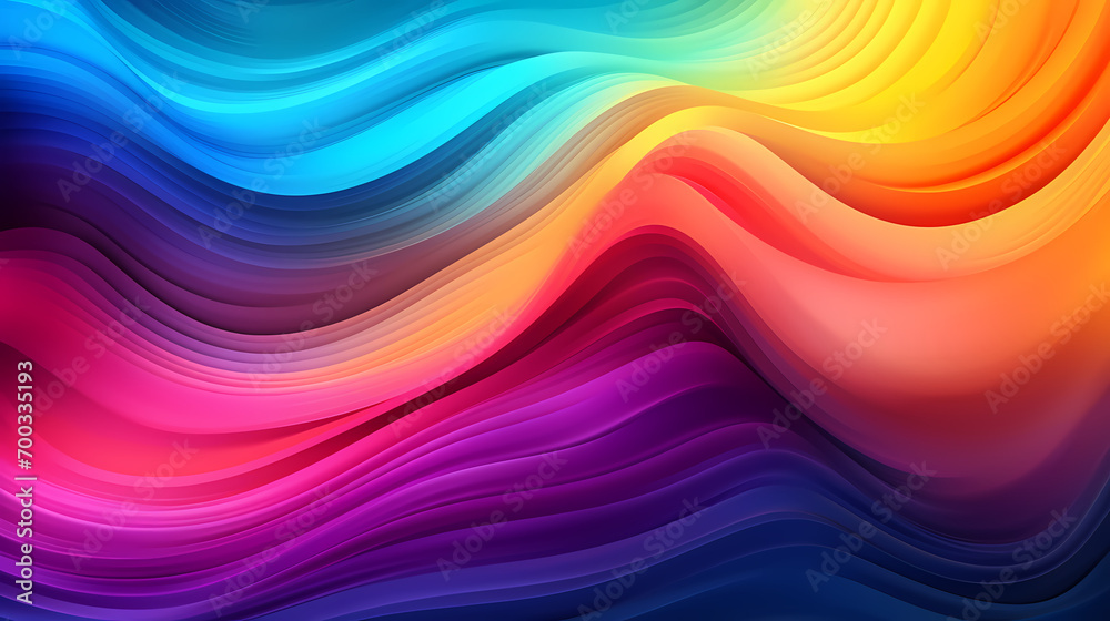 Digital technology blue rhythm wavy line abstract graphic poster web page PPT background with generative Digital technology blue rhythm wavy line abstract graphic poster web page PPT background with generative