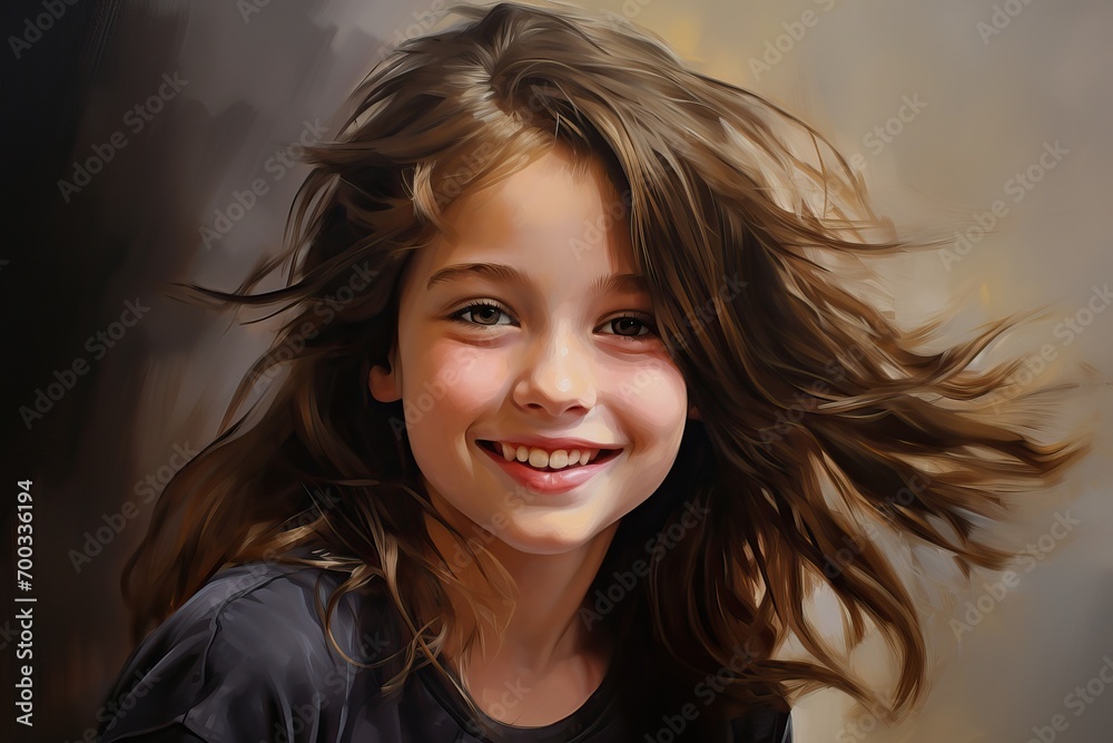 portrait of 13 years old girl teen on gray background portrait of 13 years old girl teen on gray background