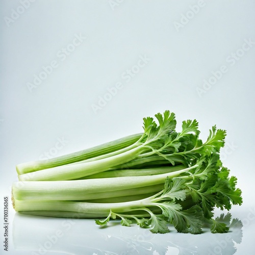 Isolated Celery healthy food winter vegetables 