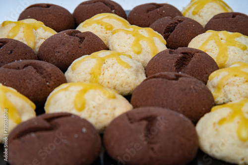 Background of many pastries. Typical Italian culinary specialty