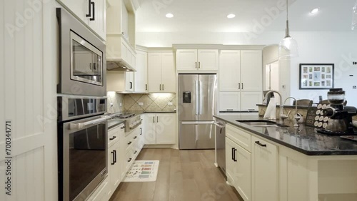 a home kitchen 