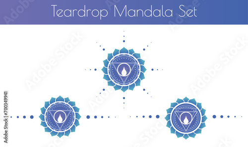 Teardrop Mandala Set