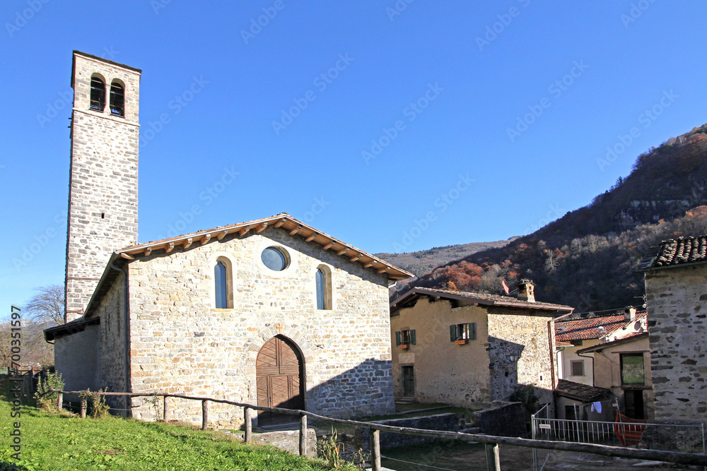 chiesa dei Santi Cornelio e Cipriano a Cornello dei Tasso (Bergamo)