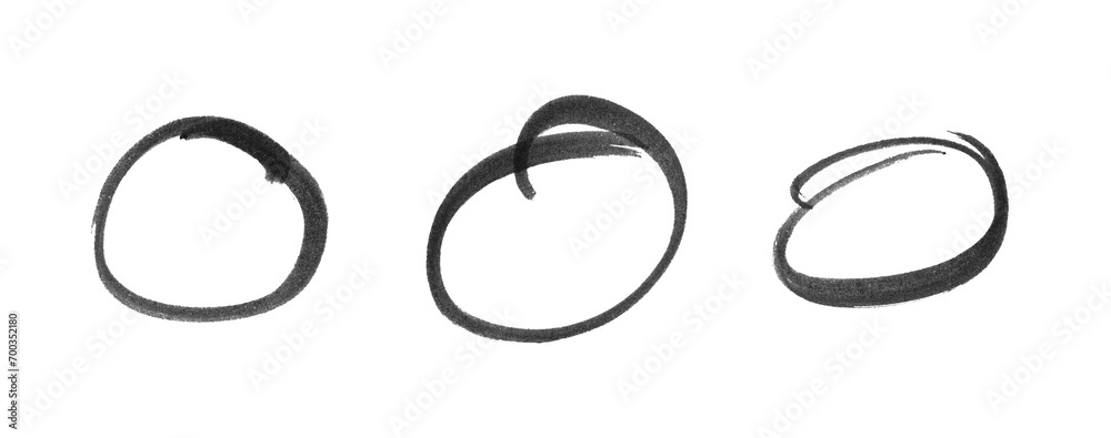black marker circles, set of Isolated hand drawn doodle elements in png for highlighting text and images, for create a retro vintage style black marker circles, set of Isolated hand drawn doodle elements in png for highlighting text and images, for create a retro vintage style