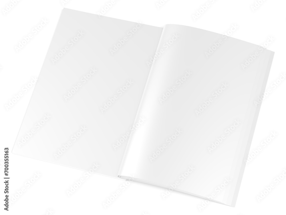 Open magazine with a glued binding. Vertical A4 format. Open magazine with a glued binding. Vertical A4 format.