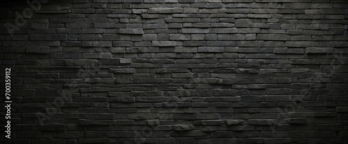 Black Stone Wall Background Wallpaper