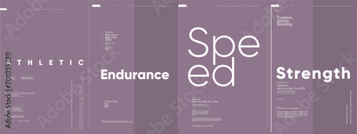 Wallpaper Mural Typography poster design. Typographic layout template without background image. Torontodigital.ca