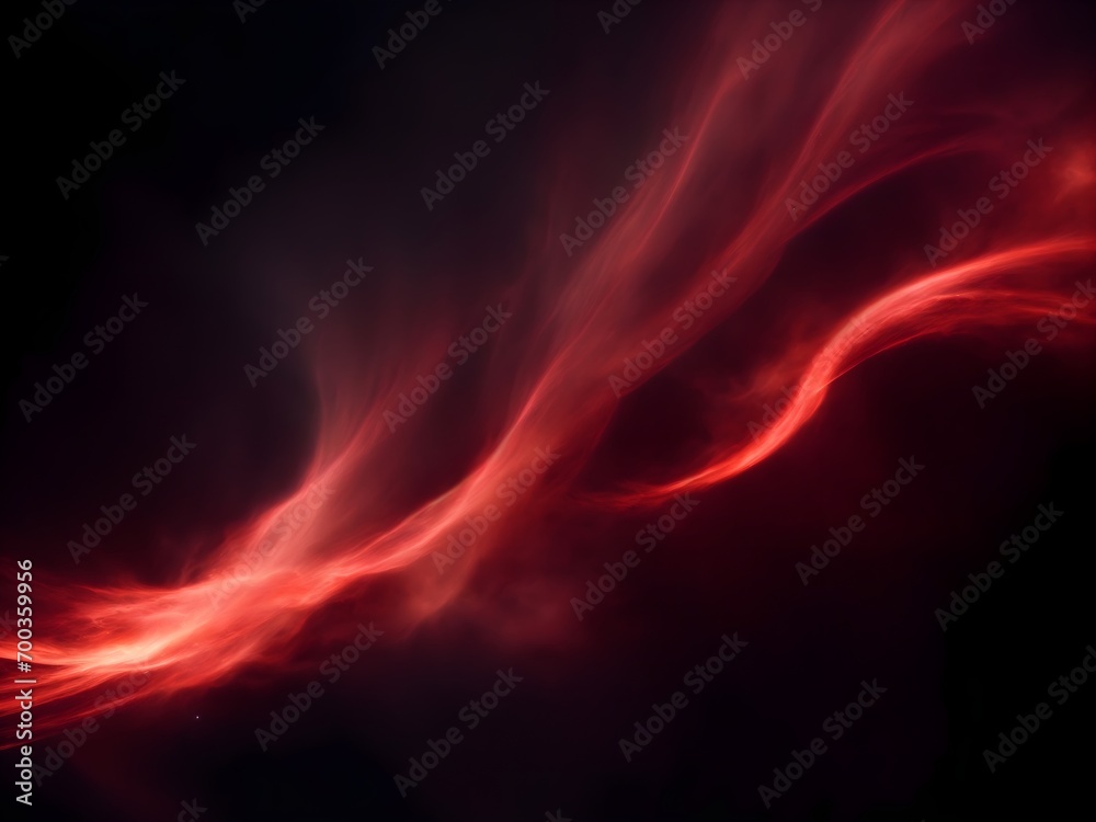 Dark mysterical abstract background art. Space nebula with glowing light effects.