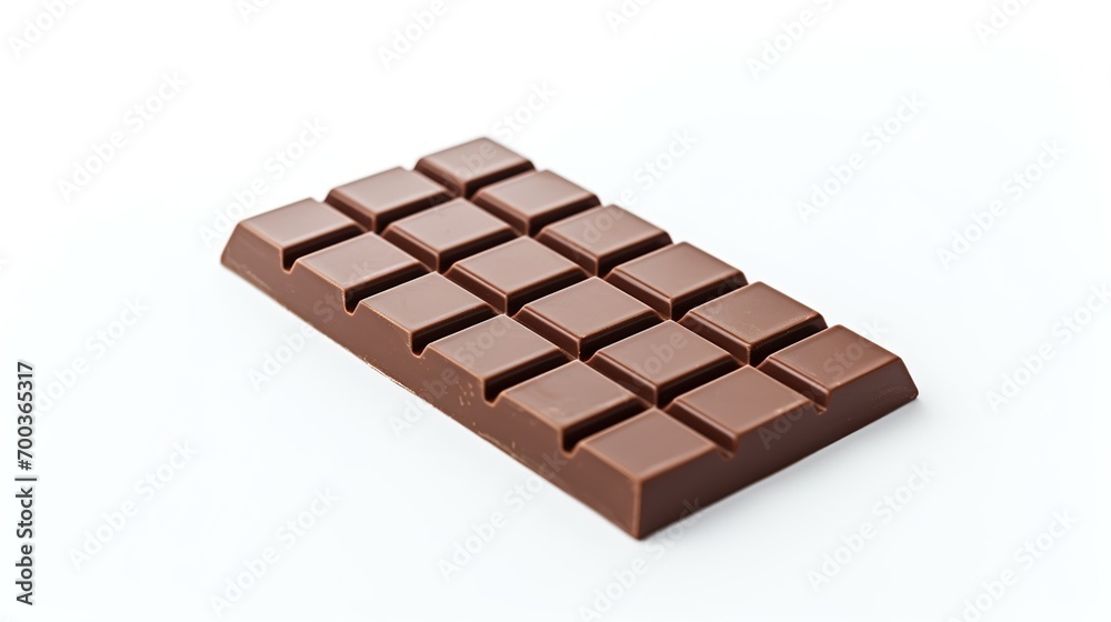 Chocolate Bar on White Background. Cocoa, Sugar
Chocolate Bar on White Background. Cocoa, Sugar
