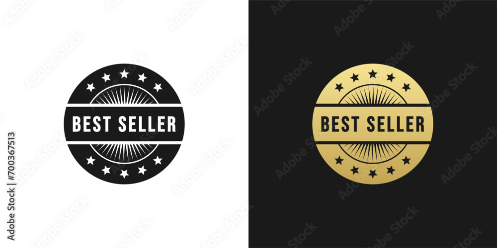 Best Seller Stamp or Best Seller Label Vector Isolated. Best seller stamp vector for product, print design, apps, websites, and more about best seller product.