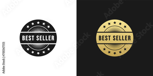 Best Seller Stamp or Best Seller Label Vector Isolated. Best seller stamp vector for product, print design, apps, websites, and more about best seller product.