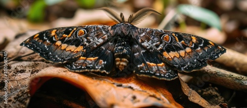 Male Black Witch moth (Ascalapha odorata) photo