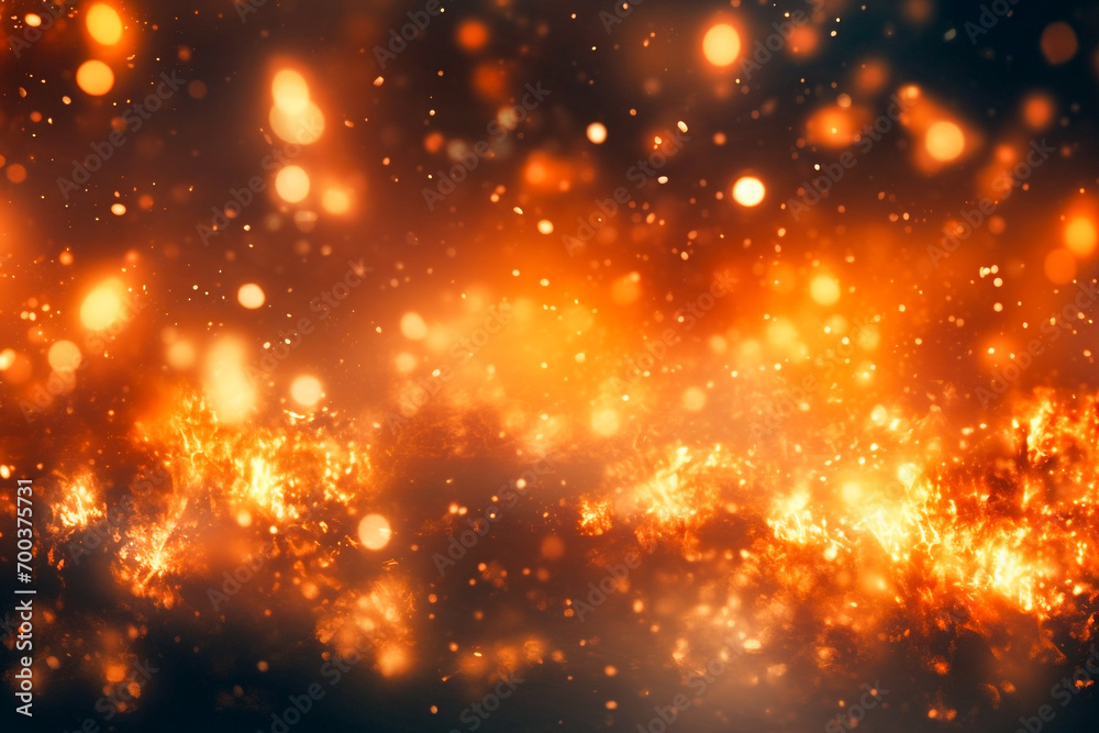 Background of abstract glitter lights. Defocused Golden Particles Glittery against Dark Background with Copy Space. Generative AI. Background of abstract glitter lights. Defocused Golden Particles Glittery against Dark Background with Copy Space. Generative AI.