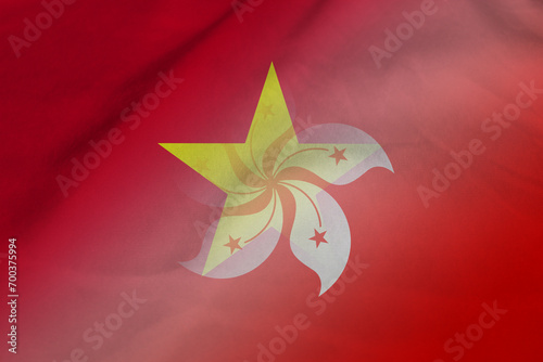 Vietnam and Hong Kong national flag transborder relations HKG VNM