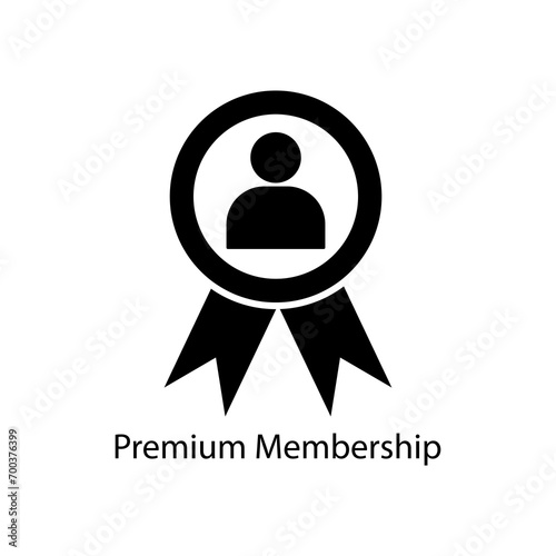 Premium Membership icon. Premium Membership icon for templates, simple illustration on white background..eps