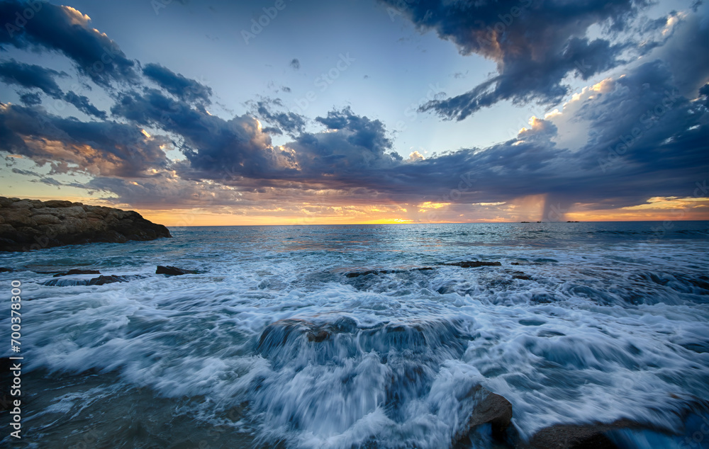 Sunset beach in Perth Western Australia