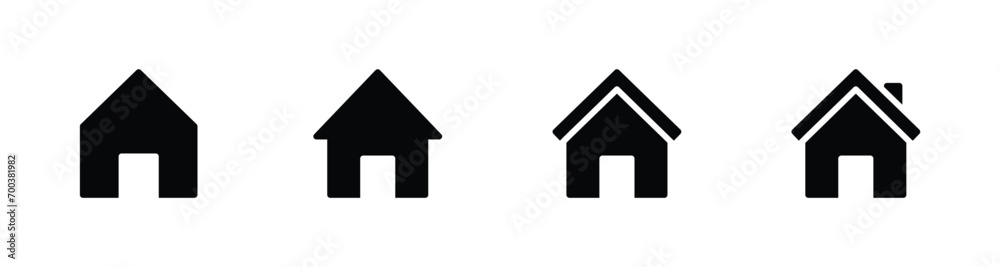 Home icon set. house icon, Web home icon vector illustration Home icon set. house icon, Web home icon vector illustration