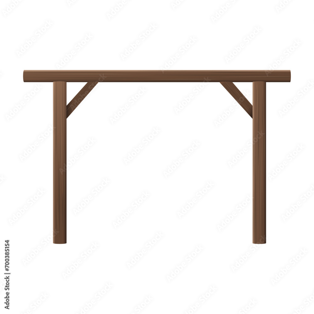 Wood restaurant table icon cartoon vector picnic table garden furniture Wood restaurant table icon cartoon vector picnic table garden furniture