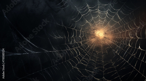 A Deep Spiderweb Pattern Tunnel Backdrop