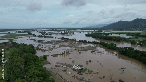 Barron River Floods, Cairns Queenland Australia photo