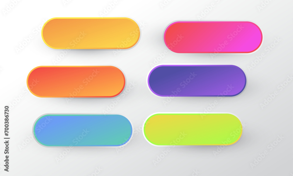 Vector web buttons abstract concept with shadow concept elements design vector buttons for websites Vector web buttons abstract concept with shadow concept elements design vector buttons for websites