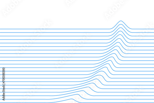 Abstract colorful blend digital technology vector background, color wave for design brochure, website, flyer Modern glowing moving lines element Futuristic technology illustration colorful blue wavy